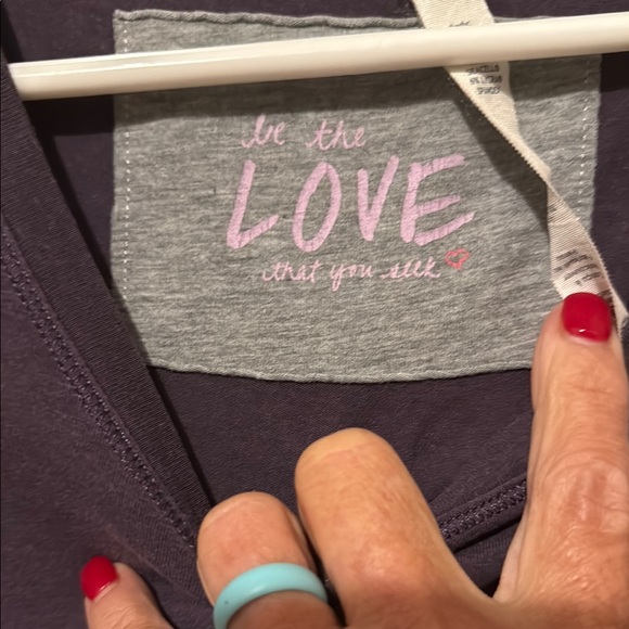 lululemon athletica Dark Purple Short Sleeve Fitted Tee 4 - Picture 4 of 8